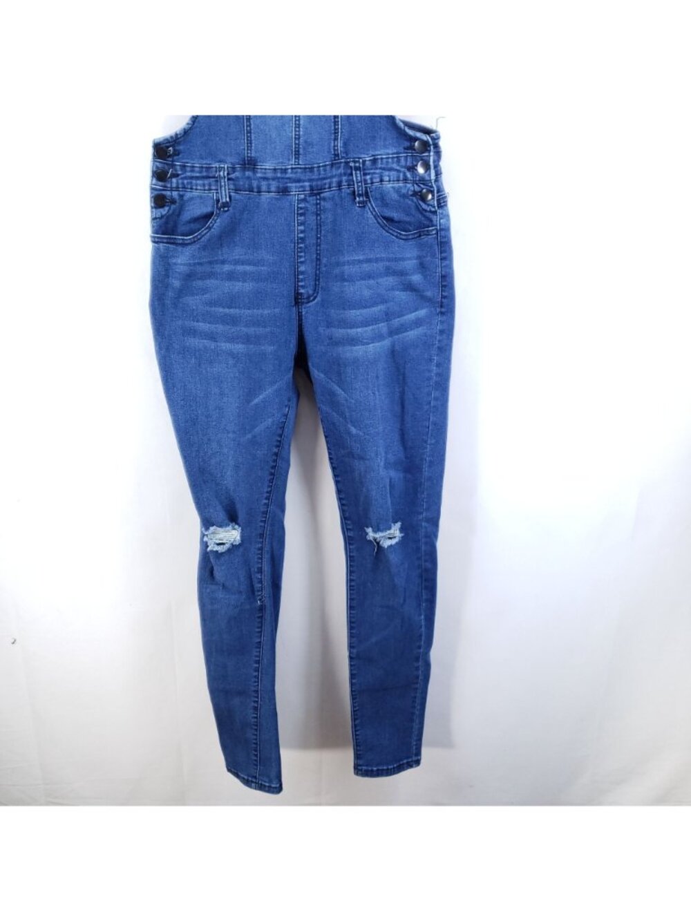 American Bazi Fashion Overalls Women's Size Large Distressed - Picture 4 of 9